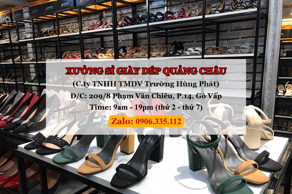 Kinh doanh giày dép online - xưởng sỉ giày dép Hùng Phát
