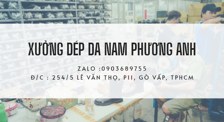 Xưởng dép da nnam Phương Anh