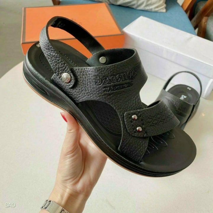 Sandal da bò - Sỉ dép da nam
